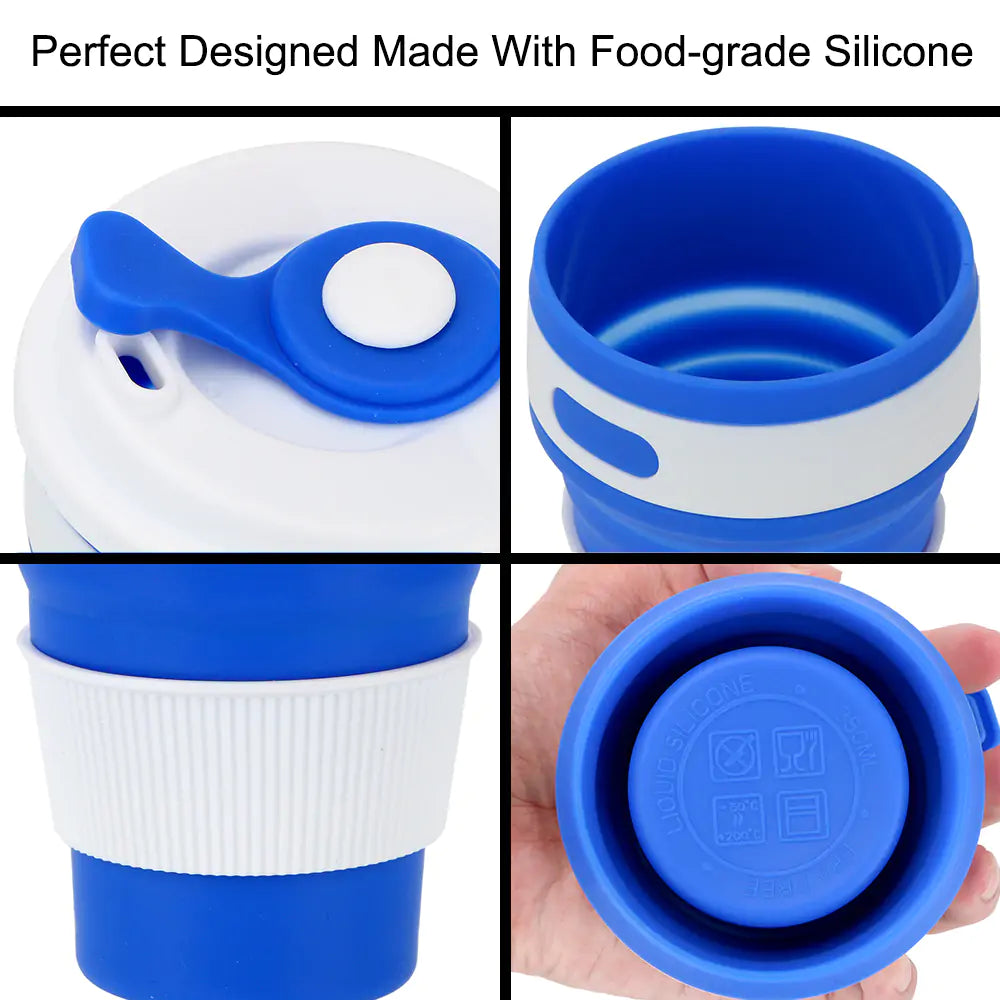 Personal Coffee Cup | Collapsible Silicone Cup