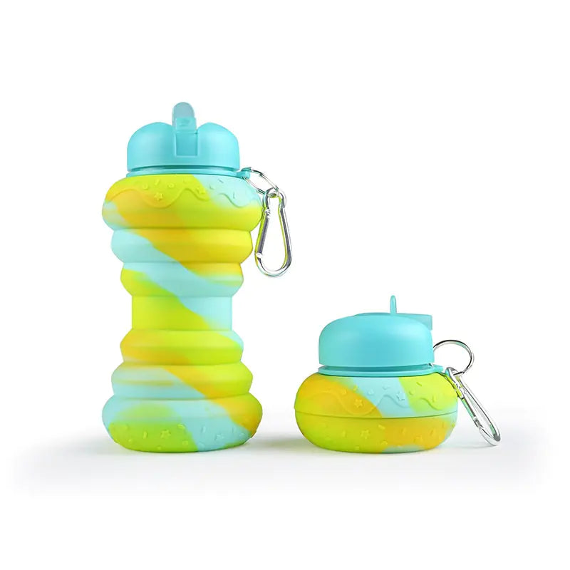 Cotton Candy | Collapsible Silicone Sports Water Bottle