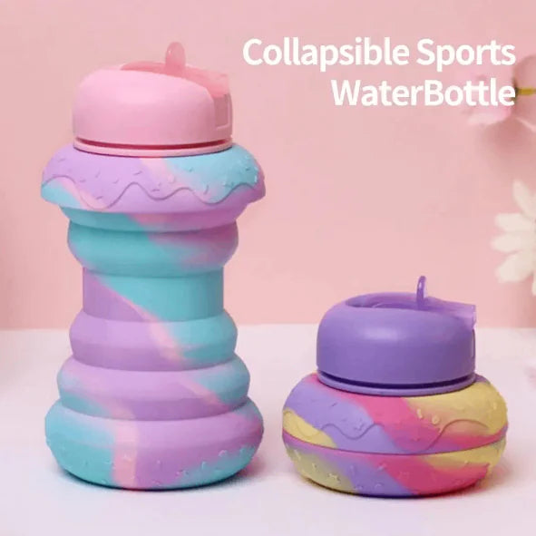 Cotton Candy | Collapsible Silicone Sports Water Bottle