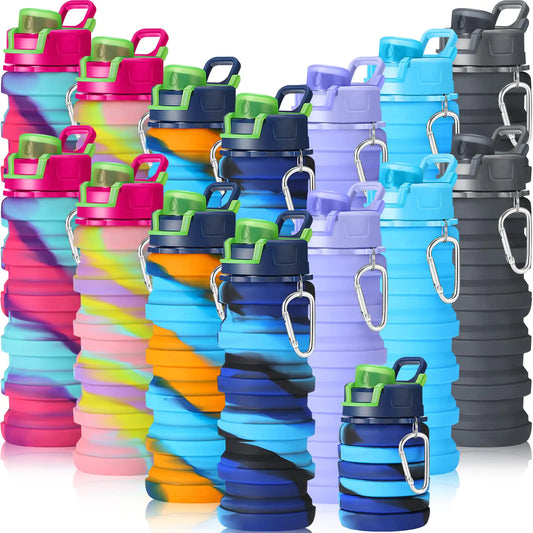 Sunnyray | 14 Pack Collapsible Water Bottles