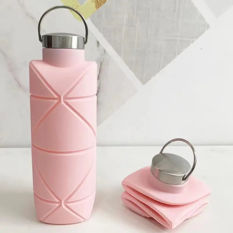 Lady's Gym | Collapsible BPA-Free Silicone Water Bottle